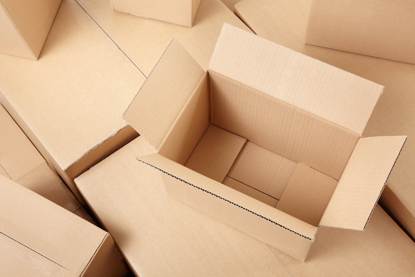 Cardboard Boxes.